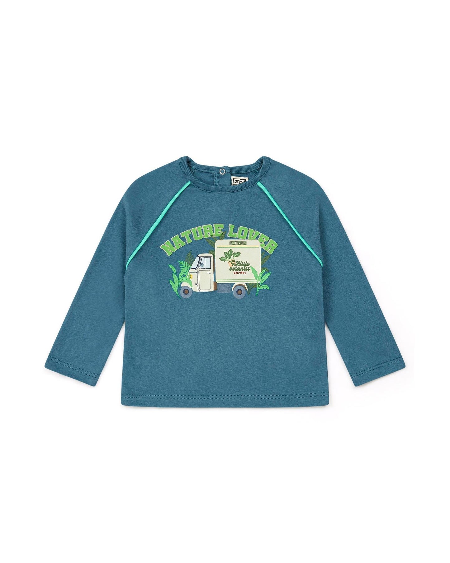 T-shirt - Long sleeves Blue Nature