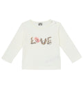 T-shirt - Love beige Baby ML 100% organic cotton