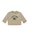 Sweatshirt - Slow Gray Vibes Baby in organic cotton