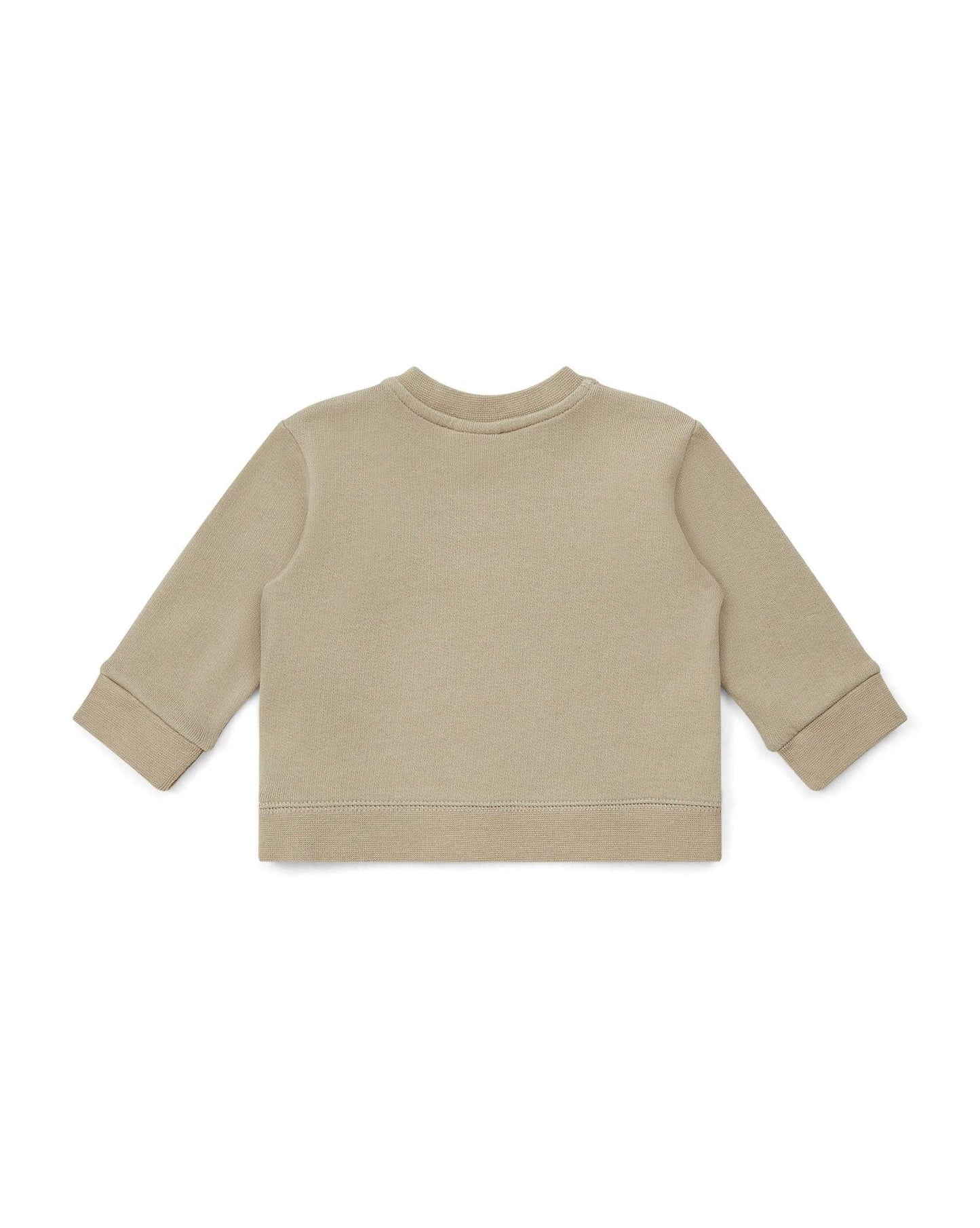 Sweatshirt - Slow Gray Vibes Baby in organic cotton