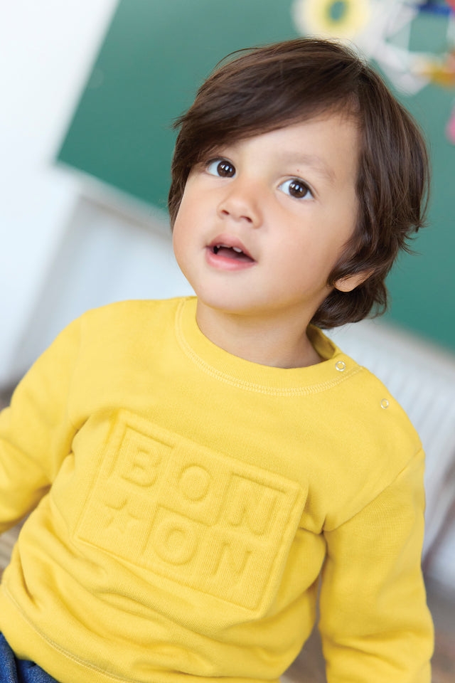 Sweatshirt - Smily Yellow bonton - Image alternative