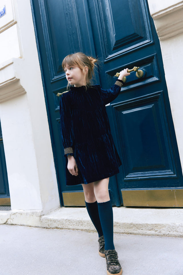 Robe - Rachella navy bonton - Image principale