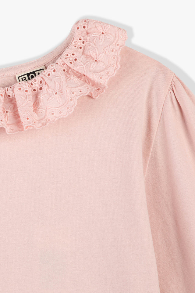 T-shirt - Juna Pink clear Ruffled collar - Image alternative