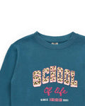 Sweatshirt - Blue School in 100% cotton