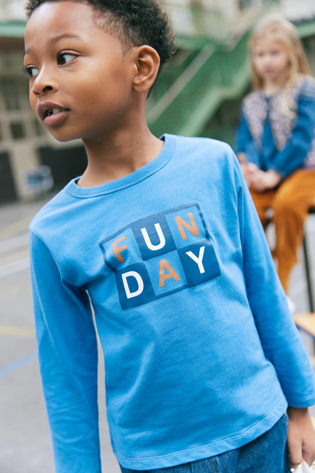 T-shirt - Taxo Blue "Fun Day" - Image principale