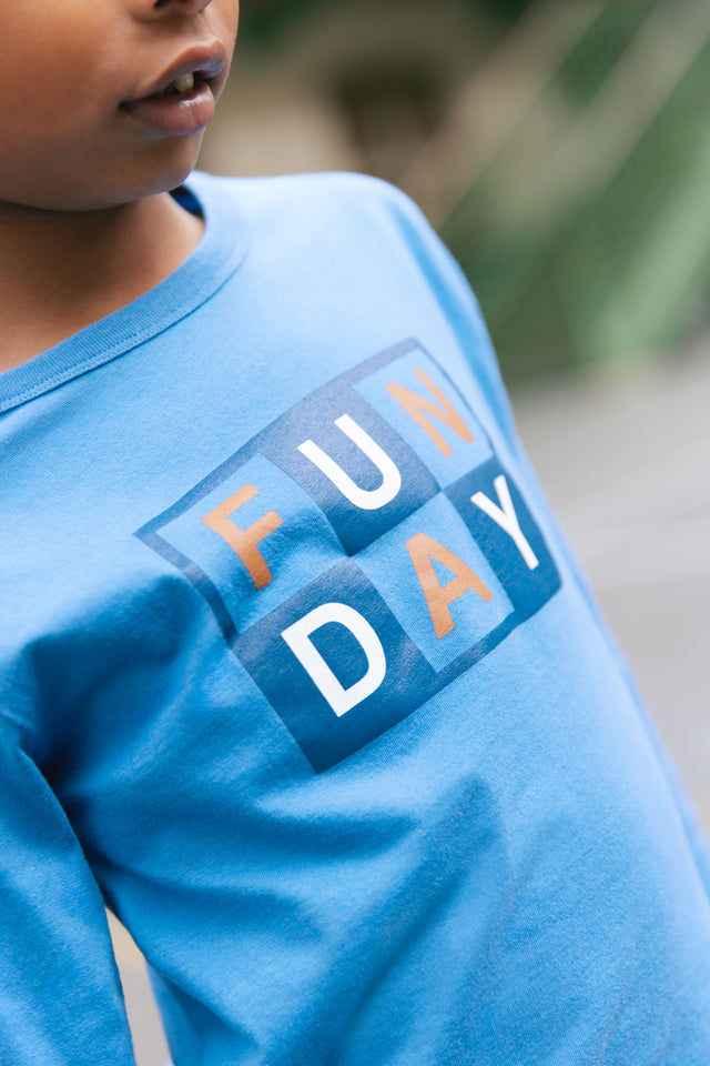 T-shirt - Taxo Blue "Fun Day" - Image alternative