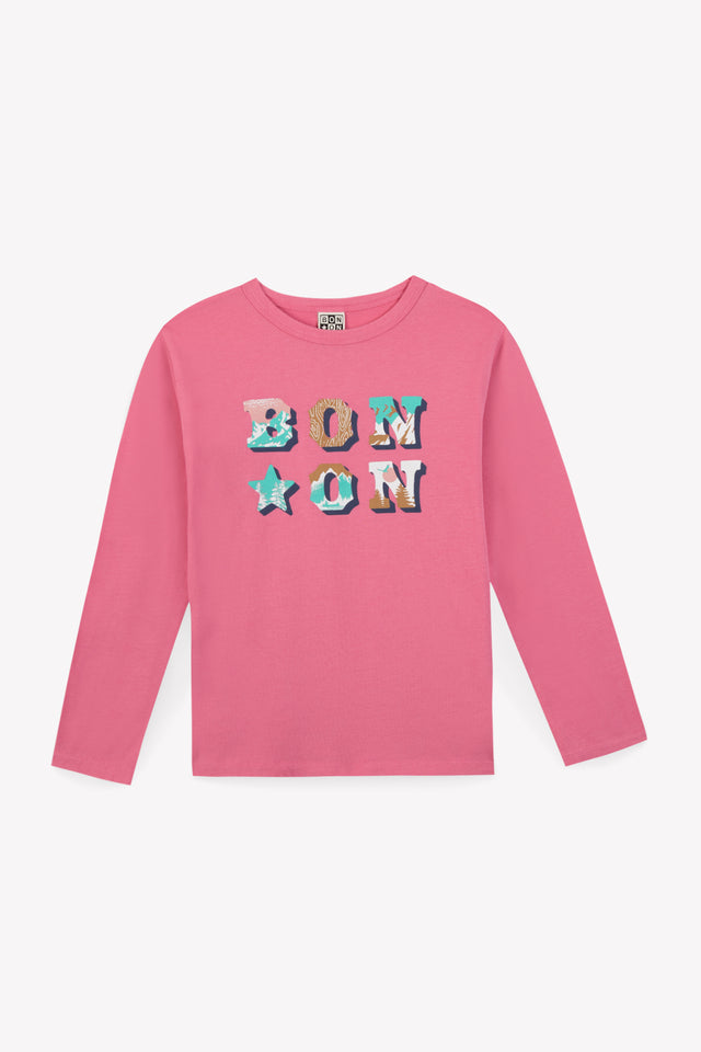 T-shirt - Bonton pink taxo - Image principale