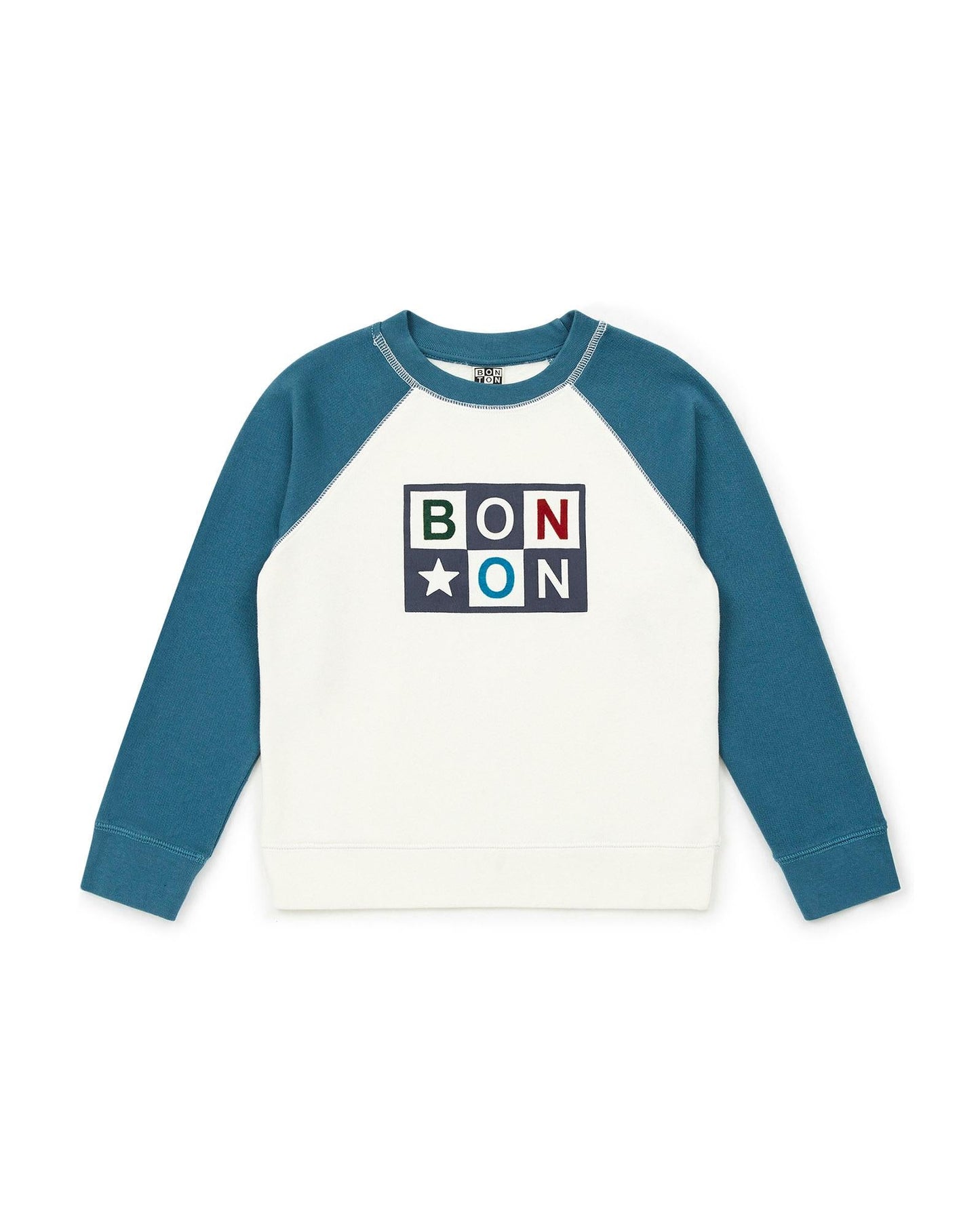 Sweatshirt - Blue in 100% cotton