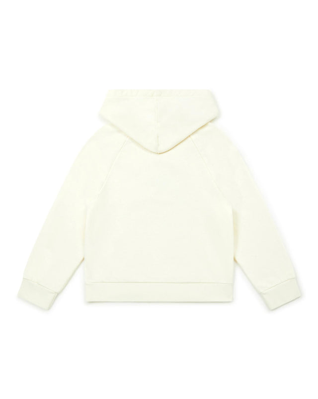 Sweatshirt - Beige animal hood in 100% organic cotton - Image alternative