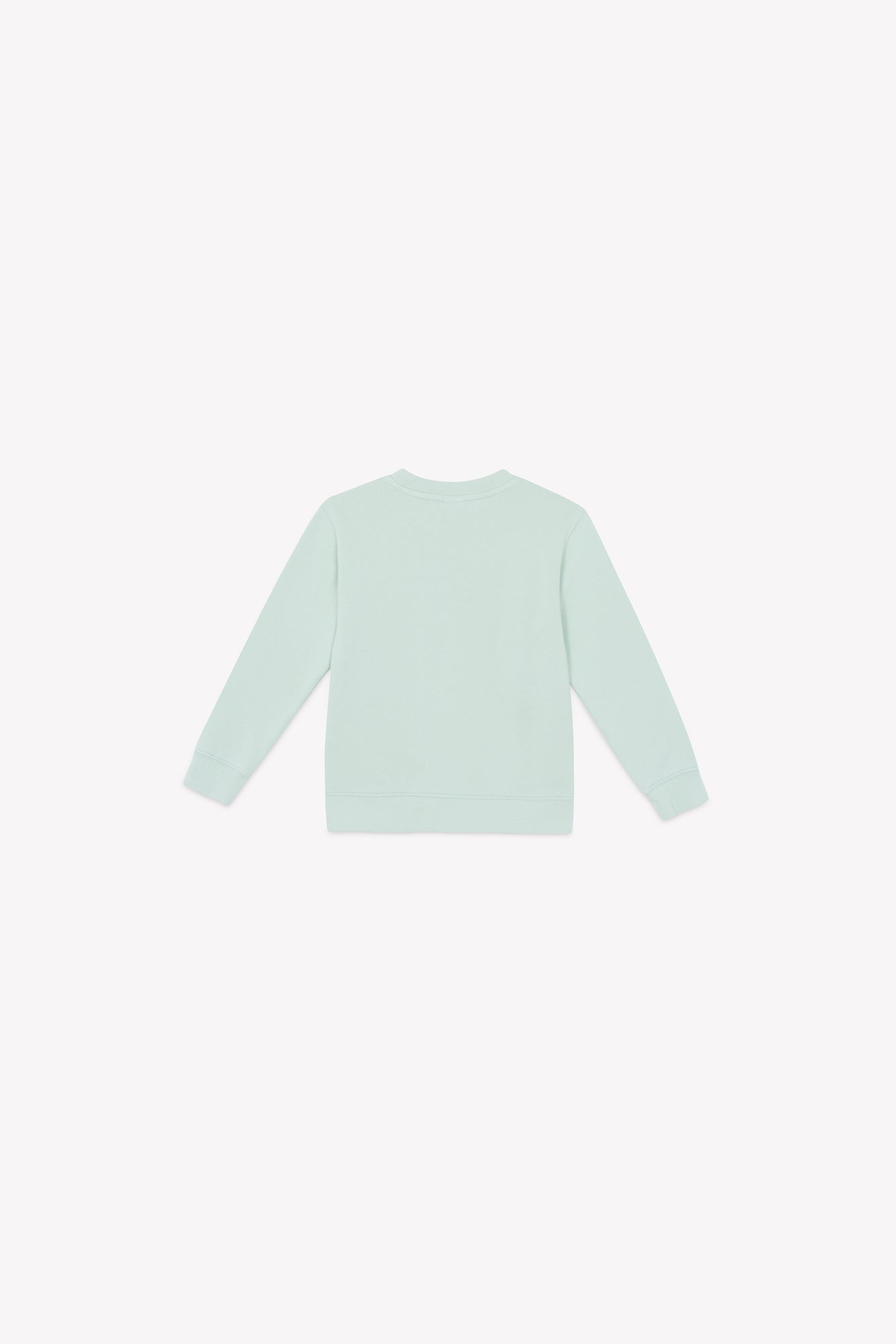 Sweatshirt - Smile light blue illustration "Okay"