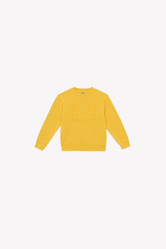 Sweatshirt - Retro Bonton yellow smile - Image alternative