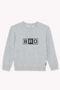 Sweatshirt - Smile Bro Gray Bonton + Ron Dorff