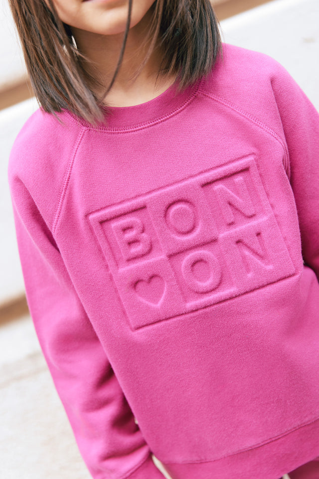 Sweatshirt - Sandy Violet Illustration Bonton - Image principale