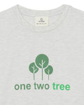 T-shirt - East ONE TWO TREE gris B the Change 100% coton bio