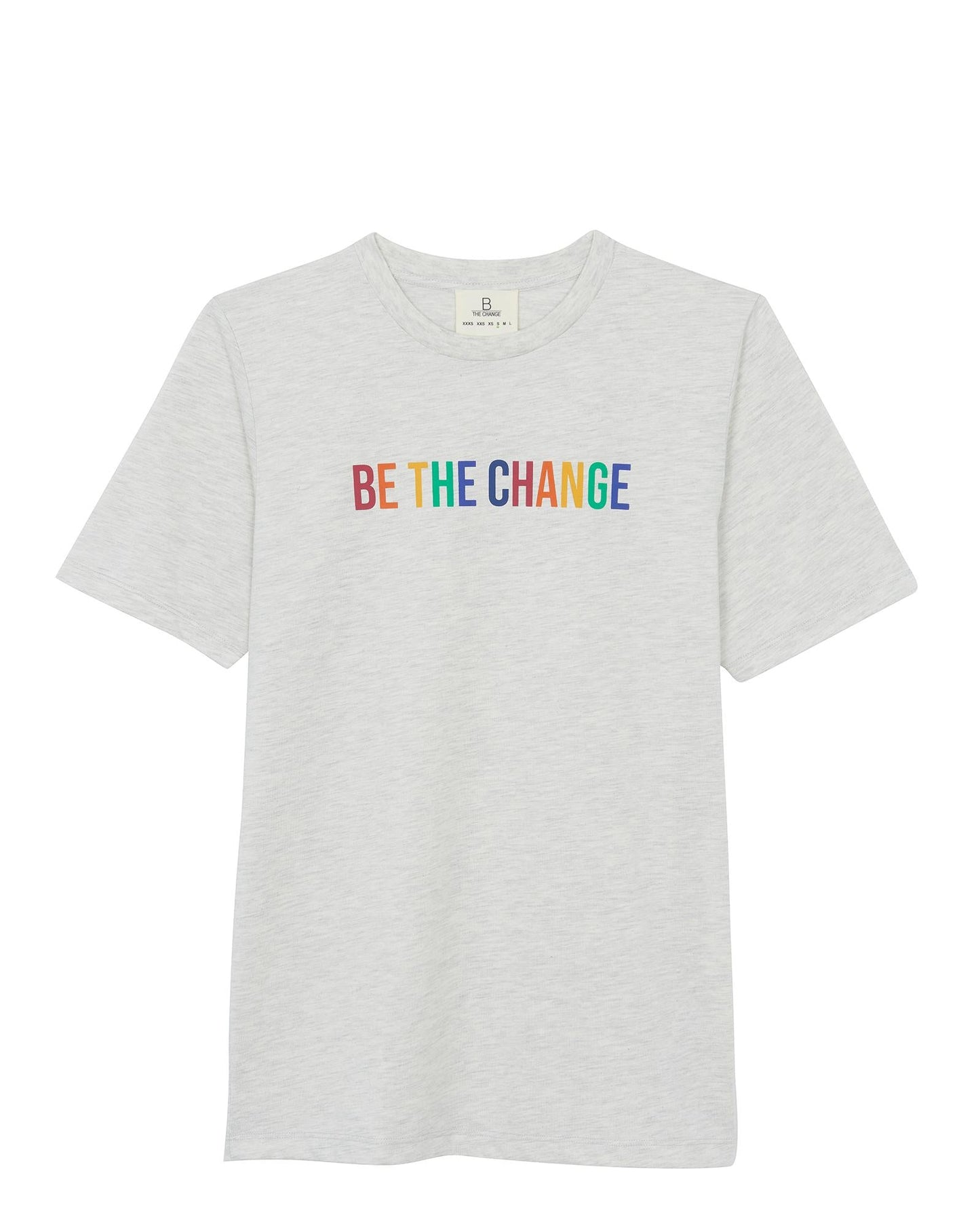 T-shirt - East gris B the Change 100% coton bio