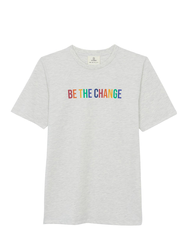 T-shirt - East gris B the Change 100% coton bio - Image principale