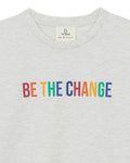 T-shirt - East gris B the Change 100% coton bio