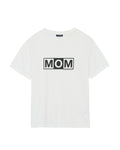 T-shirt - Mom ecru woman cotton bonton + ron dorff