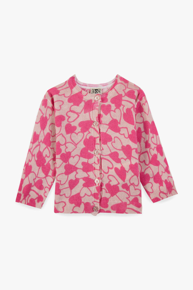 Cardigan - Lalalove rose - Image principale