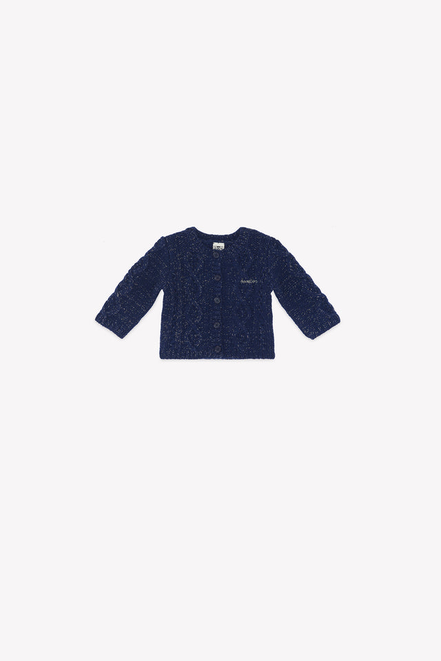 Cardigan - Jasmin Navy Bonton - Image principale