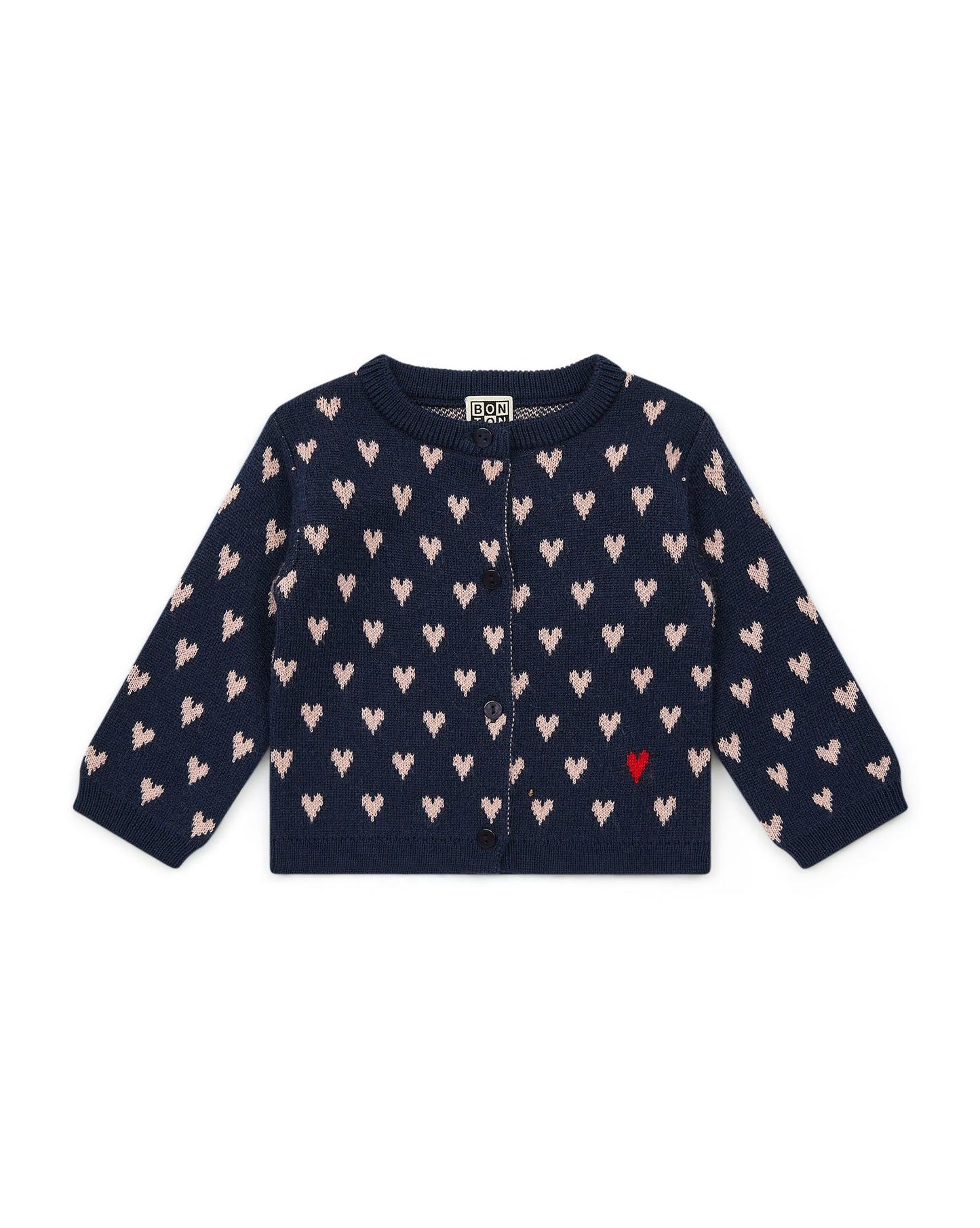 Cardigan - Blue MyLove Baby core print