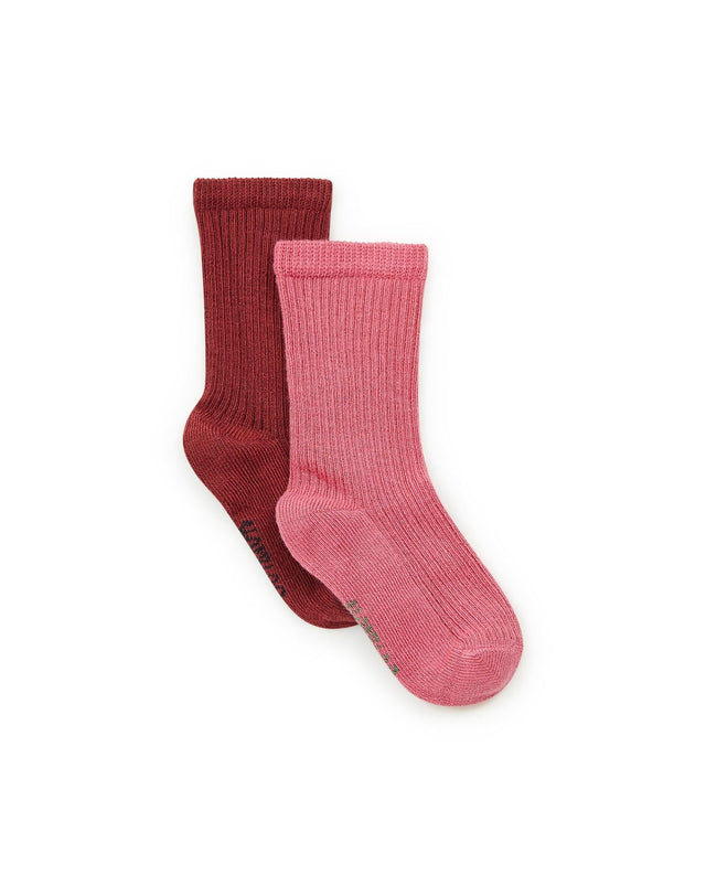 Chaussettes - rose Bébé à côtes Mixte - Image principale