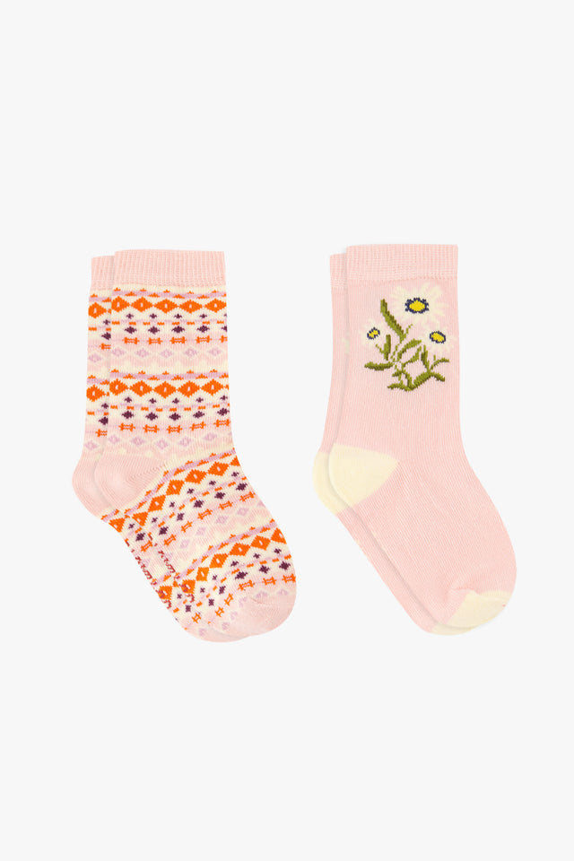 Set of 2 socks - Peach - Image principale