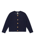 Cardigan - Retro blue in knit