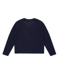 Cardigan - Retro blue in knit