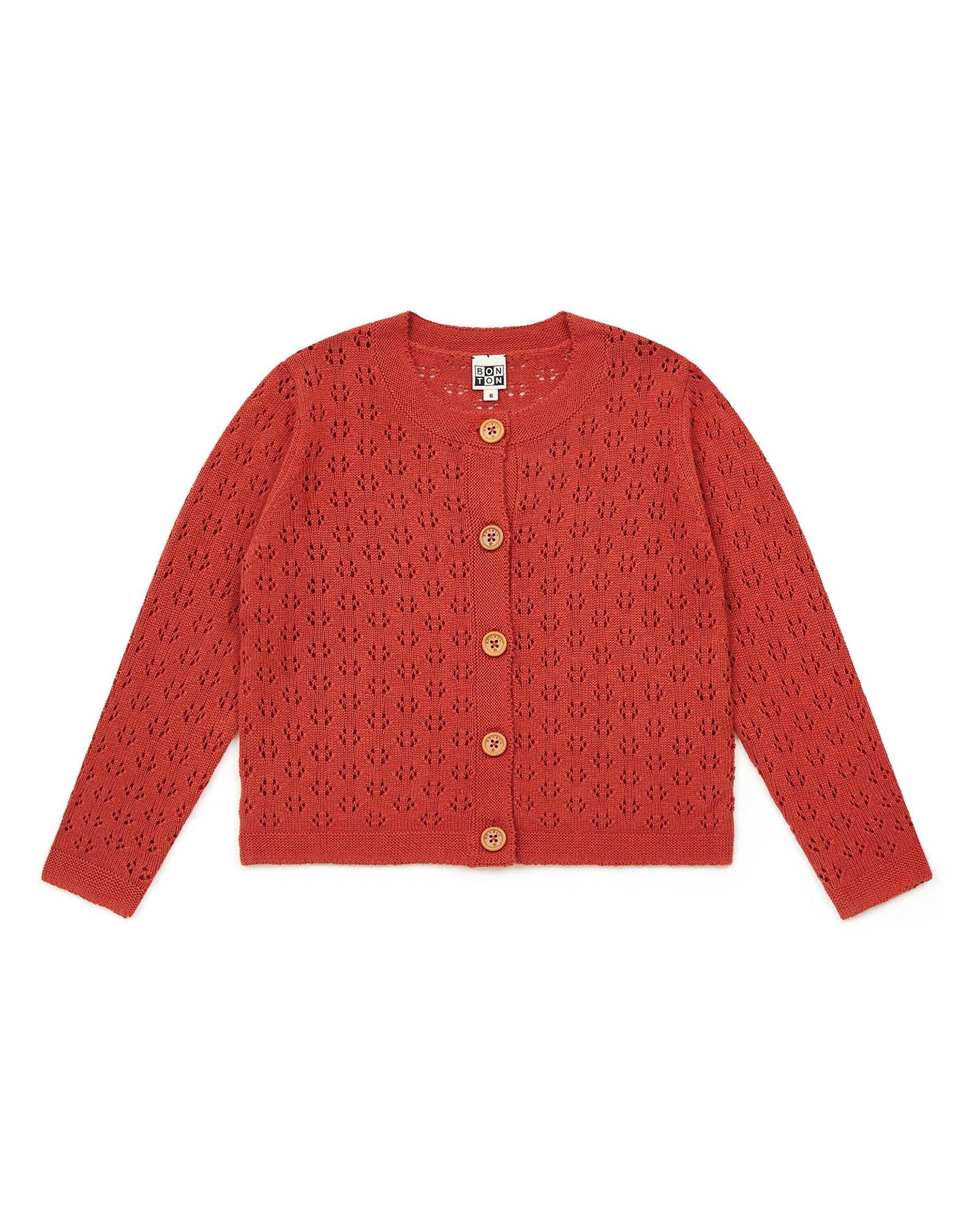 Cardigan - Retro pink in knit