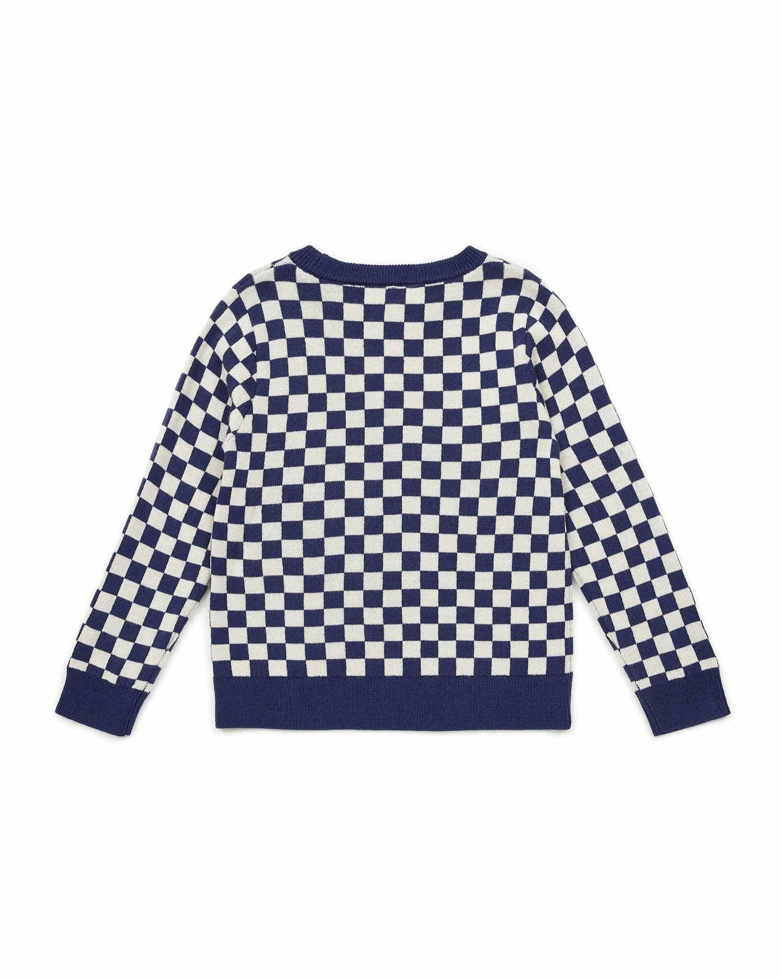 Sweater checkerboard sale