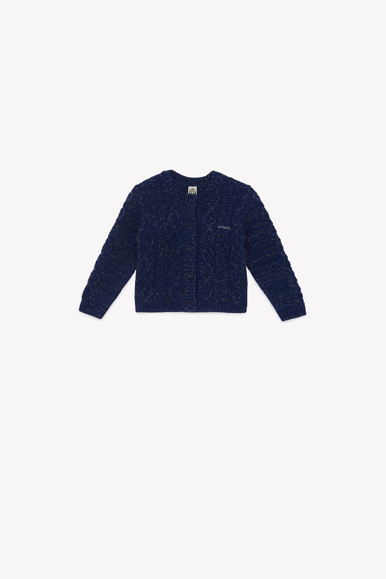 Cardigan - Jasmin navy bonton