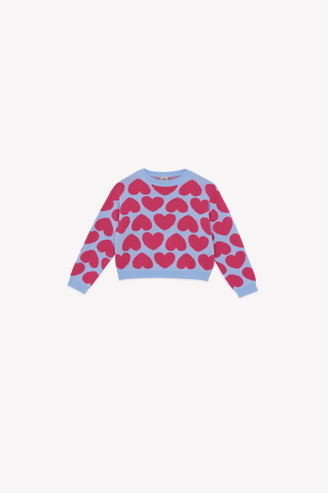 Sweater - Lovely Bleu Coeur - Image alternative