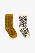 Lot de 2 chaussettes - Léopard