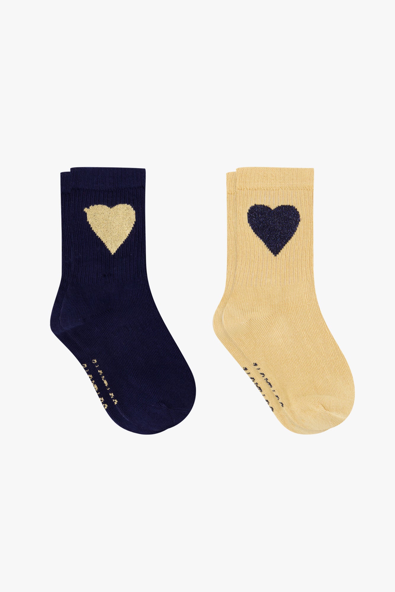 Set of 2 socks - Navy Bonton