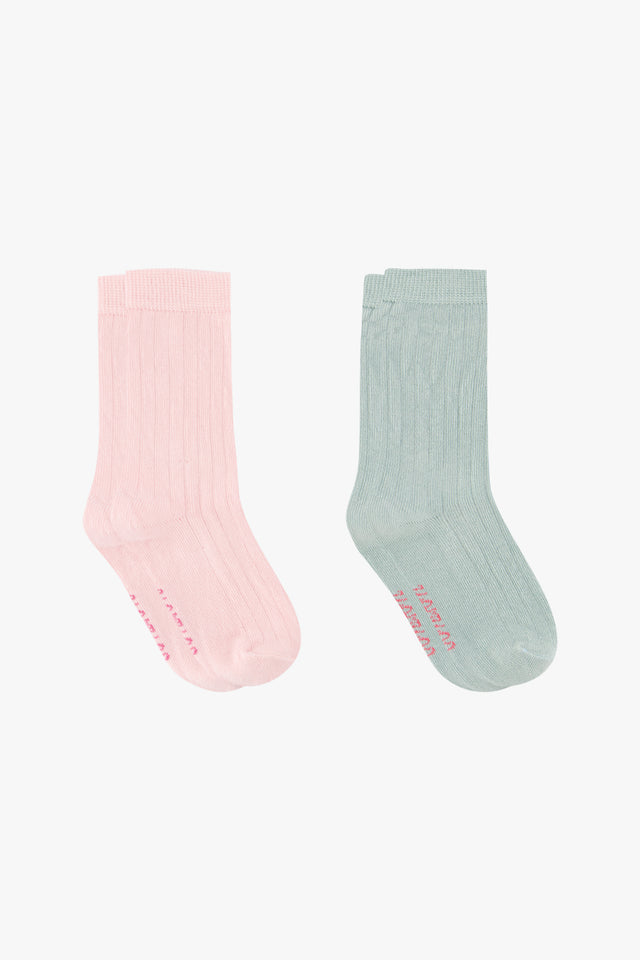 Lot de 2 chaussettes -  Rose Bleu - Image principale