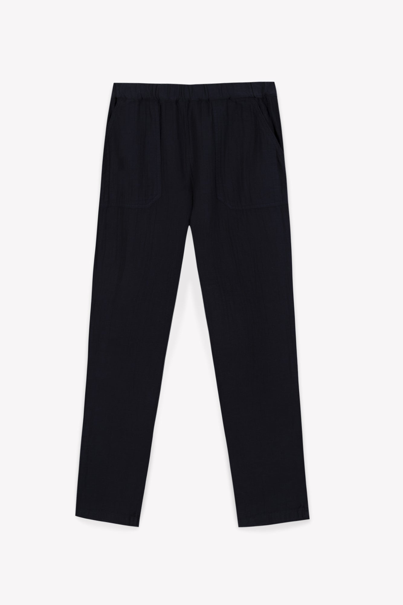 Pantalon - Batcha en gaze de coton bleu galaxie