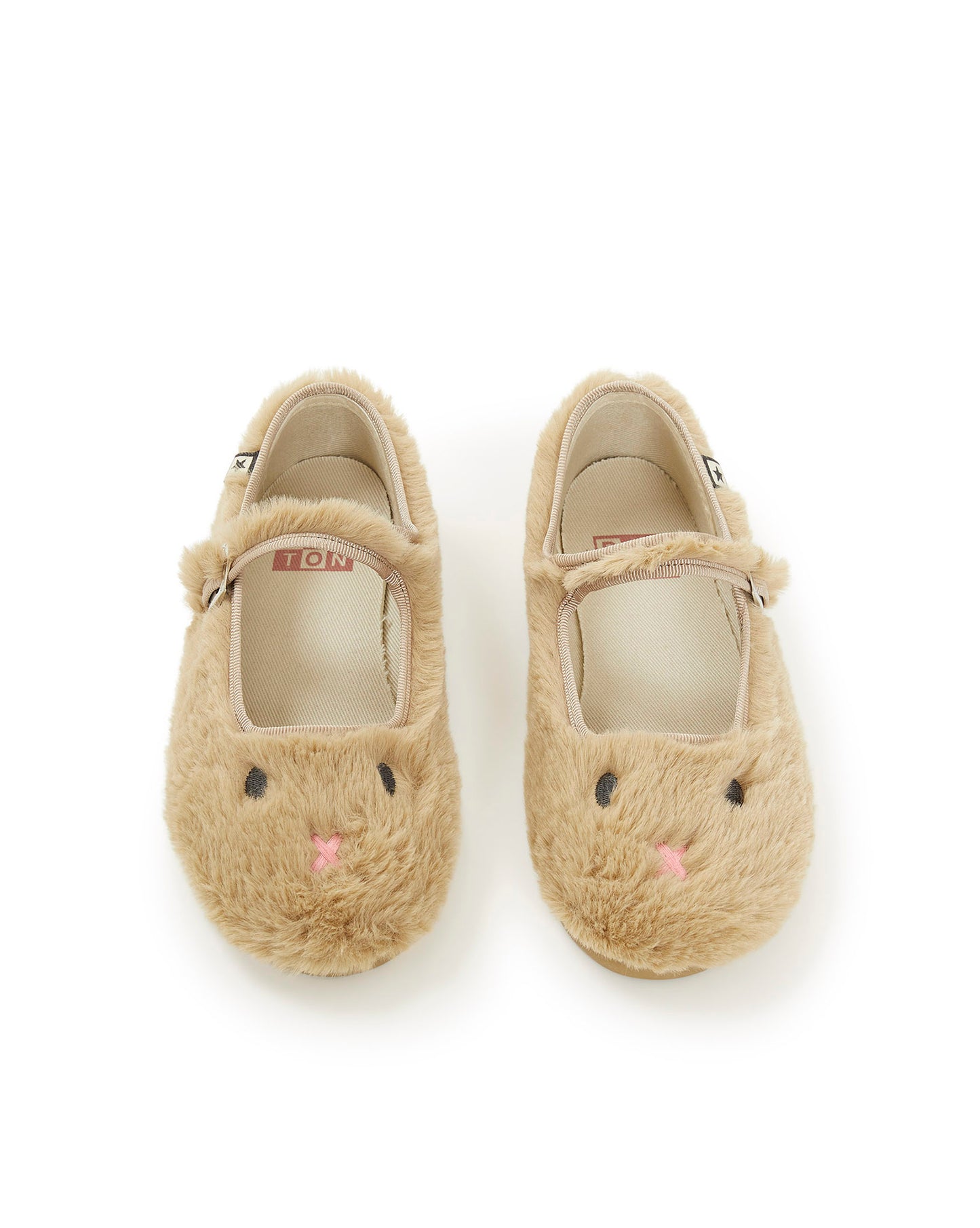 Slippers - Mia Immitation Beige fur