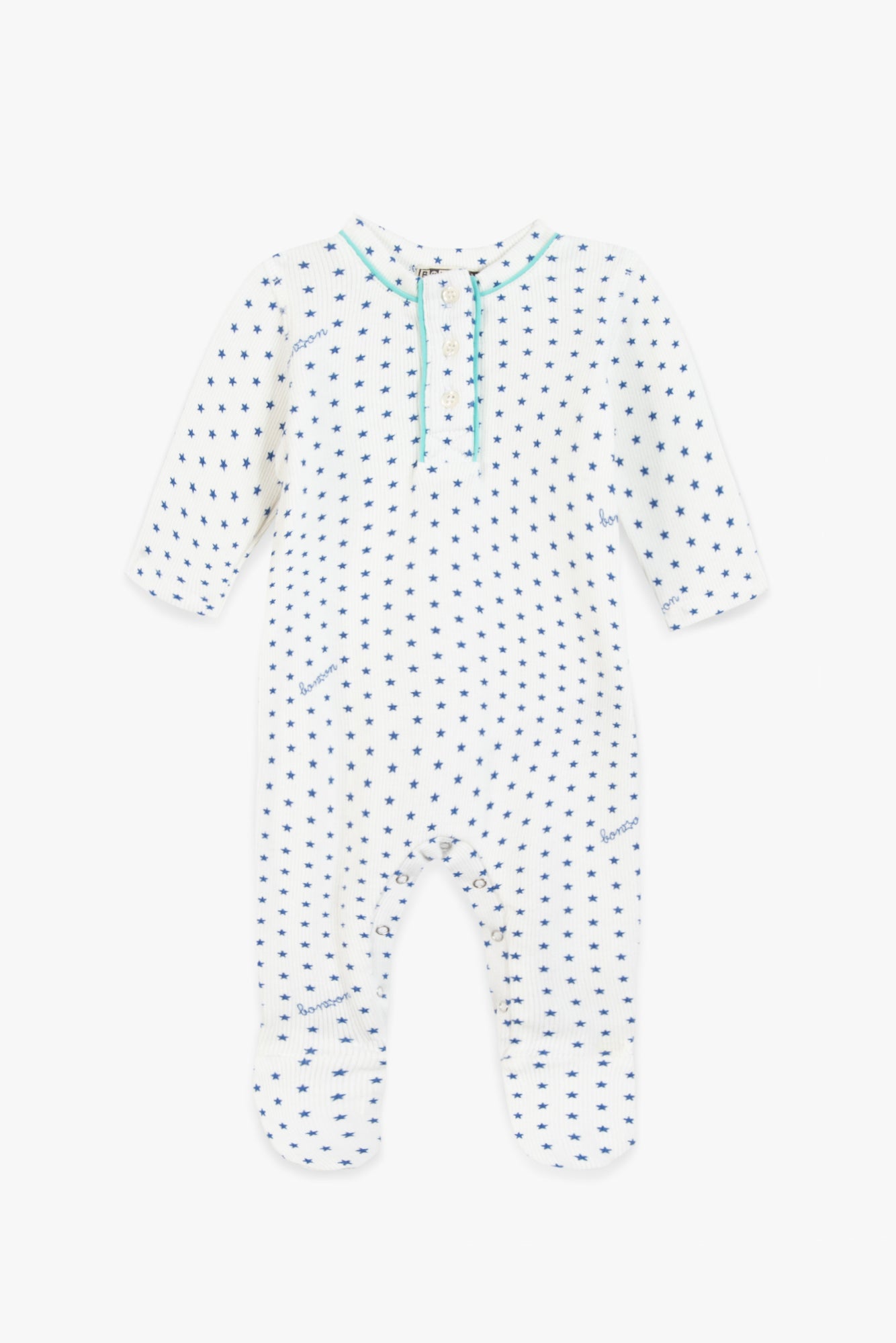 Pyjama - bleu Bébé imprimé étoiles