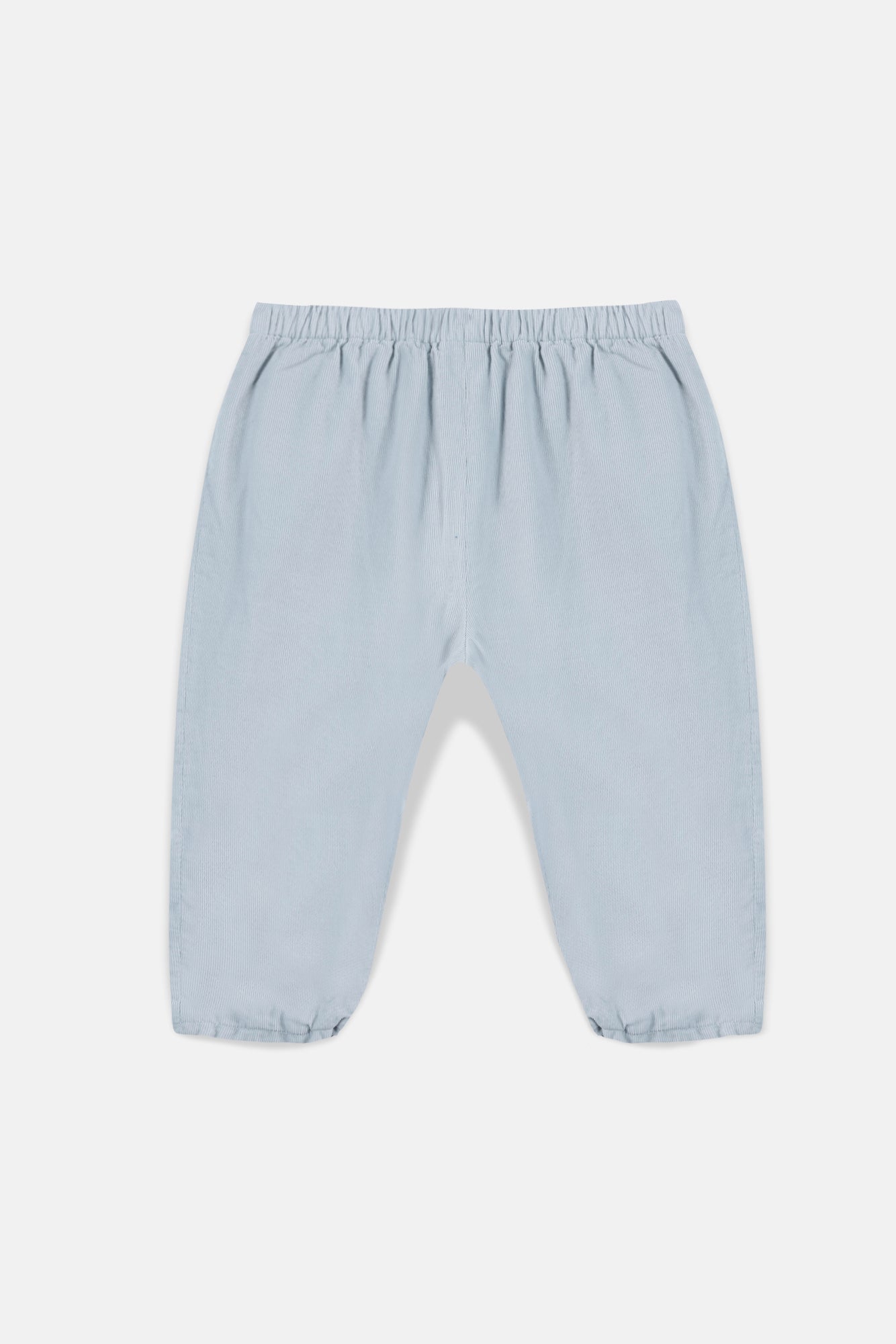 Trousers - Gray baby velvet illusion