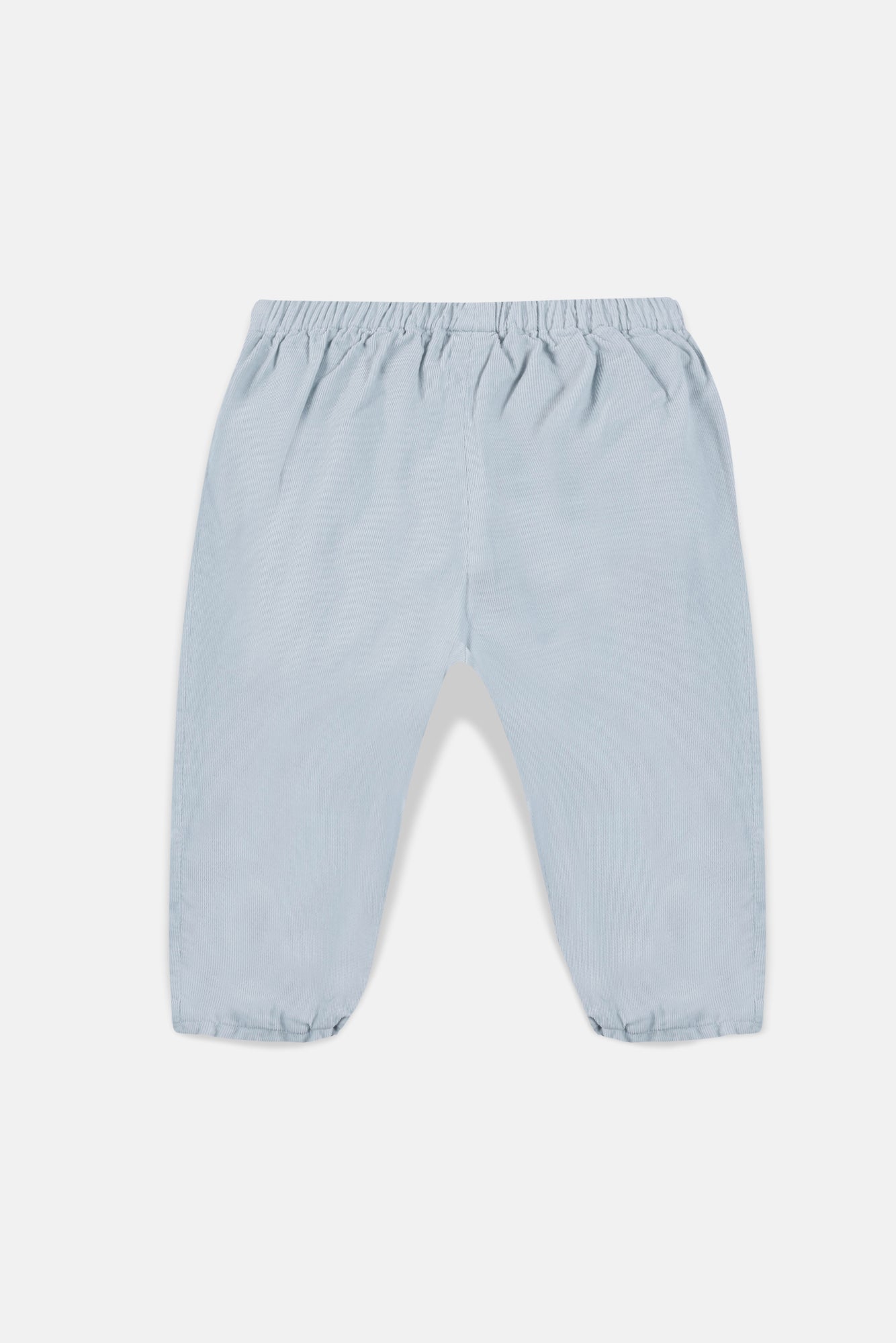 Trousers - Gray baby velvet illusion