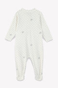 Pajamas - Baby cotton semi -stars ribbed