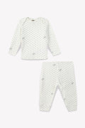 Outfit - Baby cotton semi -stars ribbed